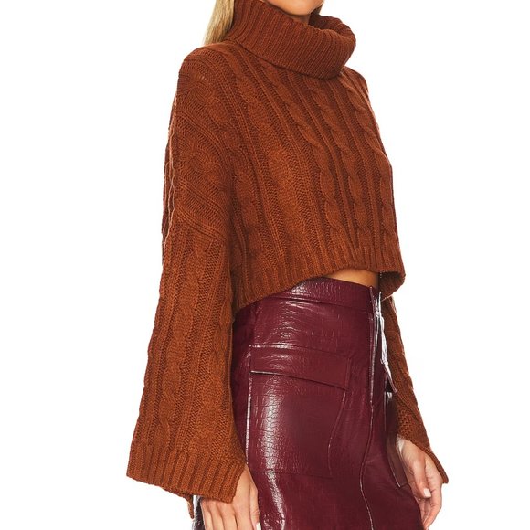 Sloane Sweater Steve Madden - Mocha Bisque - S - Picture 2 of 6